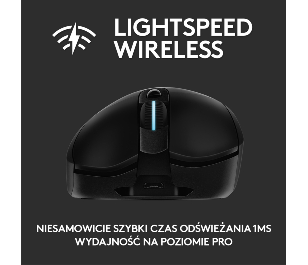 LOGITECH G703 Lightspeed czarna 910-005640 - 506258 - zdjęcie 10